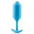 Голубая пробка для ношения B-vibe Snug Plug 3 - 12,7 см.