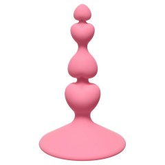 Розовая анальная пробка Sweetheart Plug Pink - 10 см.