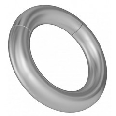 Круглое серебристое магнитное кольцо-утяжелитель
