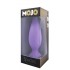 Фиолетовая анальная силиконовая пробка Mojo - 11 см.