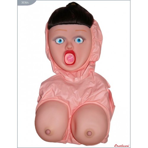 Надувная кукла «Брюнетка» с большой грудью